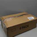 7 code Thicken & Sturdy Clear Shoe Storage Organizer with Magnetic Door, Stackable Boxes for Closet, Foldable Shoe Rack for Sneaker Boot Container, Plastic Shoe Cabinet Shoe Box 6 Pack, Black