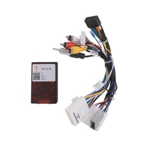 16pin Car Stereo Radio Power Wiring Harness Canbus Box for Nissan X-Trail Teana Navara Qashqai Sentra Support Factory Bose Amplifier OEM Backup Camera
