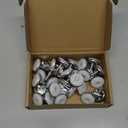 30Pcs Adjustable Furniture Leg Base Leveller Table Leveling Feet Pads, M6 x 15mmThreaded Rod