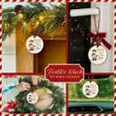 2 x Funny Goose Christmas Ornament - Silly Goose On The Loose Ceramic Ornament, Cute Farm Animal Gifts - Funny Duck Xmas Tree Hanging Decor, Ideas for Friends, Coworkers