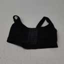 BRABIC Post Surgery Front Closure Bras for Women Full Coverage Compression Mastectomy Wireless Bra with Adjustable Straps, S, Black