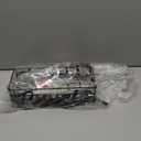 HapiRm Towel Racks for Bathroom Storage - 6 Tier Over The Door & Wall Mount Rolled Towel Storage Organizer Holder with Metal Shelf Basket for Small Bathroom, Camper, Rv - Black, Patented