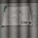 Gueevin 100 Pcs 8.5 x 11 Inch Self Adhesive Display Pockets Peel and Stick Clear Paper Sleeves Wall and Door Communication Clear Adhesive Sheet Protector Letter Size Plastic Sheet Protectors