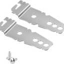 2pcs Dishwasher Mounting Bracket for, Under Counter Dishwasher Clips Universal 8269145 Dishwasher Bracket for Granite Countertop with Screws Compatible with GE Samsung