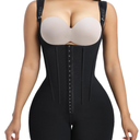 Fajas Colombianas Moldeadoras Shapewear Tummy Control Body Shaper Postpartum Butt Lift Compression Garment with Bones Medium