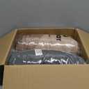 JOEJOY Orthopedic Dog Bed for Large Dogs, Egg-Crate Memory Foam Pet Bed with Bolster Sides, Waterproof Lining, Removable Washable Cover & Non-Slip Bottom, Brown (L(35"x 25"x 7"))