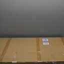 Furnnylane 4 Panel Short Room Divider Screen,Beige Freestanding Partition,Small Bamboo Panel Divider for Room Seperation,3.95 FT Tall