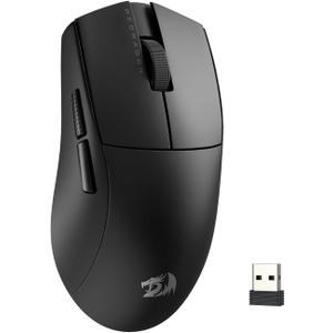 Redragon M916 Wireless Gaming Mouse, 49G Ultra-Light 8K DPI 2.4G Wireless Gaming Mouse w/Ergonomic Natural Grip Build, Full Programmable Buttons, Software Supports DIY Keybinds & DPI