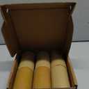 Natural Beeswax Pillar Candles 6 Pack, Pure Beeswax Candles210 Hours Long Burning, Bees Wax Candles for Home,Paryer,Parties, Dripless Pillar Beeswax Candle Bulk 2x4in