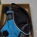 No Pull Dog Harness Adjustable Reflective Oxford Easy Control Medium Large Dog Harness with A Free Heavy Duty 5ft Dog Leash