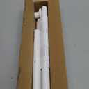 ALLZONE Shower Curtain Rod Tension No Drill, 42-83 Inches,Heavy Duty Tension Curtain Rod, Rustproof Shower Rods for Bathroom, Adjustable Spring Tension Rods for Windows,White