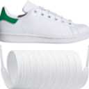 Endoto Shoelaces for Adidas Stan Smith, Flat Shoe Laces Replacement Laces for Sneaker Shoes (60 inches, White)