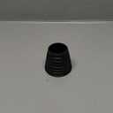 DGQ Patio Umbrella Cone Umbrella Wedge Plug for Patio Table Hole Opening 2-2.5 Inch (Black)