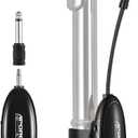 2.4G Wireless Flute Microphone Tie on Music Instruments Microphone, Wireless Receiver and Transmitter, for Flute and More