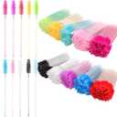 500pcs Eyebrow Brush Lash Spoolies for Eyelash Extensions Eyelash Brush Comb Disposable Mascara Wands Eye Lash Brush Eyebrow Spoolie