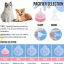 ASEVAT 4 oz 3PackPet Feeding Bottle, Anti-Choking Puppy Feeder Design,with 3pcs Replaceable and Reusable Silicone Nipples for Feeding Puppies, Kittens, Small Animals