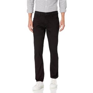 Tommy Hilfiger Mens Stretch Vintage Straight Leg Jeans (34W x 30L, Black)