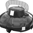 Cordless Robotic Pool Cleaner,Powerful Suction & Dual-Layer Filtration Automatic Vacuum for Above-Ground Pools up to 645 Sq. Ft, Portable, Self-Parking