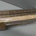 LazBlinds Cordless Bamboo Roman Shades, Privacy Blinds for Interior Windows, Room Darkening Roll Up Bamboo Blinds for Home & Patio, 31.5" W x 64" H, Highfield Teak