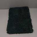 Smiry Luxury Chenille Bathroom Rugs 24"x16", Extra Soft and Absorbent Shaggy Bath Mat, Machine Washable, Non-Slip Plush Carpet Runner for Tub, Shower, and Floor, Home Decor Accessories, Green