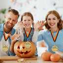 Kenning 20 Pcs Halloween Medals 2" Bronzy Contest Award Medals with Neck Ribbon for Halloween Party Prizes Decoration