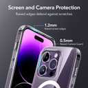 ESR for iPhone 14 Pro Max Case, Compatible with MagSafe, Shockproof Military-Grade Protection, Scratch-Resistant Back, Magnetic Phone Case for iPhone 14 Pro Max, Classic Hybrid Case, Clear