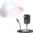 SUN2C LED Nail Lamp AC DC Power 48W Nail Dryer Charger Compatible for SUNUV Nail Dryer LED Nail Lamp, SUN4,SUN3 (Charger Only)