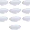 Melamine Plastic Soy Dipping Sauce Dishes, White, Small, Pack of 10, 3.5"