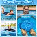 2 Pack Pool Saddle Floats for Adults, EVA Foam Comfort Water Saddle Lake Float with Handles, Non-Inflatable Pool Float Supports Up to 250 lbs for Pool, Lake, and Vacation Use