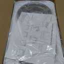 Elevated Dog Bowls with 2 Stainless Steel Food & Water Raised Bowls with No Spill Edge Non-Slip Stand Adjusts to 5 Heights(3.2", 8.77", 9.9",11.1", 12.3") for Small Medium Large Dog and Pet White