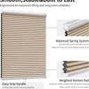 MYshade Cordless Blackout Cellular Shades for Windows, Honeycomb Window Shades with Thermal Insulation, Child & Pet Safe Room Darkening Shade, Easy Install,24" W x 64" H, Beige