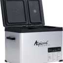 Alpicool CHS55 Dual Temperature Control 12 Volt Refrigerator 42 Quart Portable Car Fridge Freezer (-4F~68F) for Truck, RV, Boat, Camping and Travel