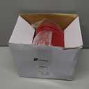 Domensi 24 Pcs Valentines Heart Shaped Bowls 8.66 Inch Heart Shaped Wheat Straw Plates Bulk Unbreakable for Dinner Appetizer Sauce Dish Dipping Snack Sushi Salad Fruit Dessert Steak Serving(Red)