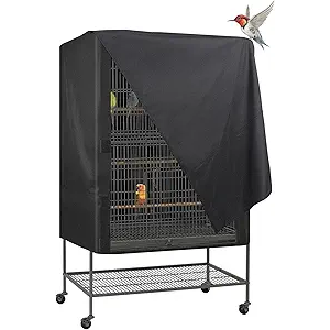 Explore Land Bird Cage Cover 26" x 19" x 40" (H) Black