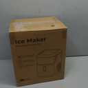 Nugget Ice Maker Countertop, HOMEZAY Pebble Ice Maker with Soft Chewable Pellet Ice, 33 lbs per Day, Compact Ice Machine with Self-Cleaning & LED Indicator for Home, Kitchen, Camping, RV, Office