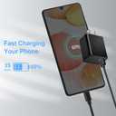 2 x 18W Fast USB Wall Charger, 2 Pack Quick Charge 3.0 Rapid Charging Block Compatible with Samsung Galaxy A42 A32 A31 A41 A51 A71 A71s A56 A55 A54 A53 A52 A26 A36 S26 5G Travel Plug Adapter