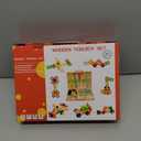 KIDWILL Tool Kit for Kids, 36-Piece Wooden Toddler Tools Set Includes Tool Box, Montessori Educational Stem Construction Toys for 2 3 4 5 6 Year Old Boys Girls, Best Birthday Gift for Kids