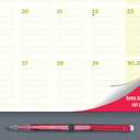 Blueline Magnetic Monthly Fridge Calendar with Shopping List and Note Pad, Runs Sept 2023 thru December 2024, 14"x13.5", (C174110A-24)