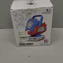 2025 Upgraded Bubble Machine with Remote Control, Automatic Rotation & RGB Lights, 1800mAh Rechargeable Battery, Type-C Charge, Bubble Maker for Kids, Weddings, Birthday Parties, Outdoor Activities