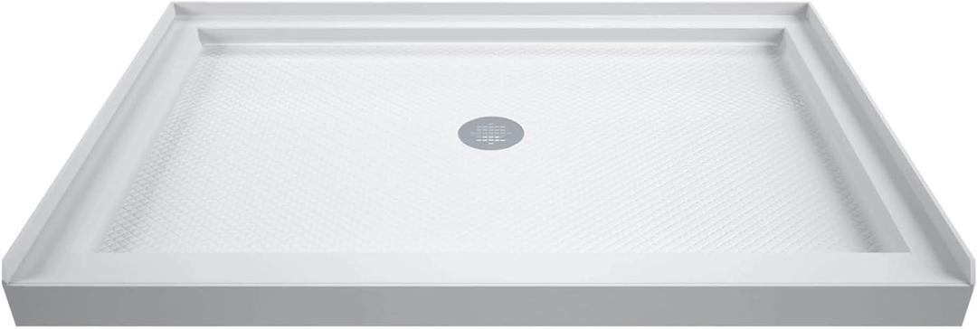 DreamLine SlimLine Single Threshold Shower Base in White | DLT-1136480