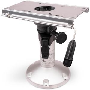 Adjustable Boat Seat Pedestal Boat Seats and Pedestals Boat Seat Pedestals and Bases with Slide and Swivel for Locking Boat Seats Captain Chair 13.5 to 18 Inches Height