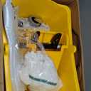 Commercial Mop Bucket with Side Press Wringer on Wheels, 35Qt,Yellow Including One Commercial Mop