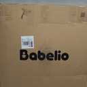 Babelio Baby Gate for Stairs, Kitchen & Doorways, No Bottom Bar| One-Handed Operation| Auto-Close| Hardware Mount (Drill Needed) Safety Dog/Pet Gate (Black - B17, 26-43" W, 28" H)