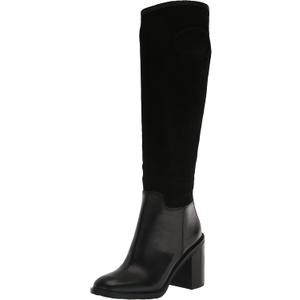 Franco Sarto Women's L-rivettall Knee High Boot (5.5, Black)