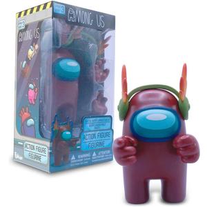 Among Us Collectible Figure  Maroon Crewmate with Baseball Hat, 7 Action Figure  Just Toys Series 4