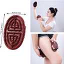 2 Pack Meridian Brush Massage Body Brush Essential Oil Applicator Tool for Lymphatic Drainage Massage Oil Application Absorption Scalp Full Body Relaxation Muscle Tension Relief Massage Therapy