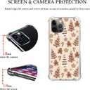 Brown Gingerbread Christmas Trees Case Compatible with iPhone 16 Pro, Cute Christmas Festival Case for iPhone 16 Pro, Cool TPU Bumper Phone Case Cover