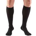 Truform 20-30 mmHg Compression Stockings for Men and Women, Knee High Length, Closed Toe, Black, Medium (Medium (1 Pair), Black)