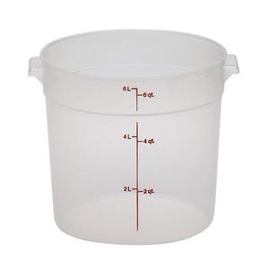 Cambro 6Qt BPA-Free Food Storage Containers with Lid – in Opaque Commercial Grade Plastic- Ideal for Pantry & Fridge Organization, Baking & Mixing Dough, Industrial and Kitchen Use, 1 Count