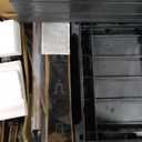 Keter Unity XL Portable Outdoor Table with Stainless Steel Top for Kitchen Prep and Outdoor Storage Cabinet for Grilling Accessories, Dark Grey